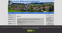 Desktop Screenshot of mehrnbach.at